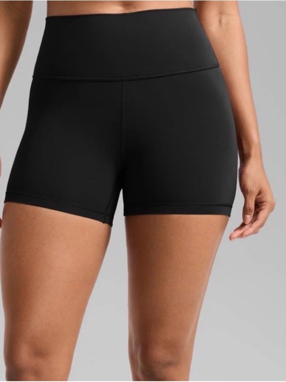 NWT CRZ Yoga Naked Origin Yoga Shorts Black - Sz Small 4”